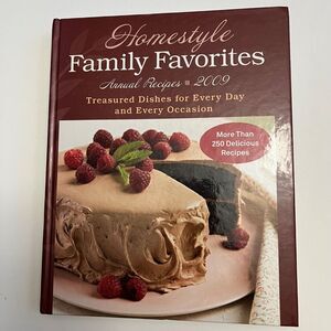 Cookbook Homestyle Family Favorites Annual Recipes 2009 Hardcover